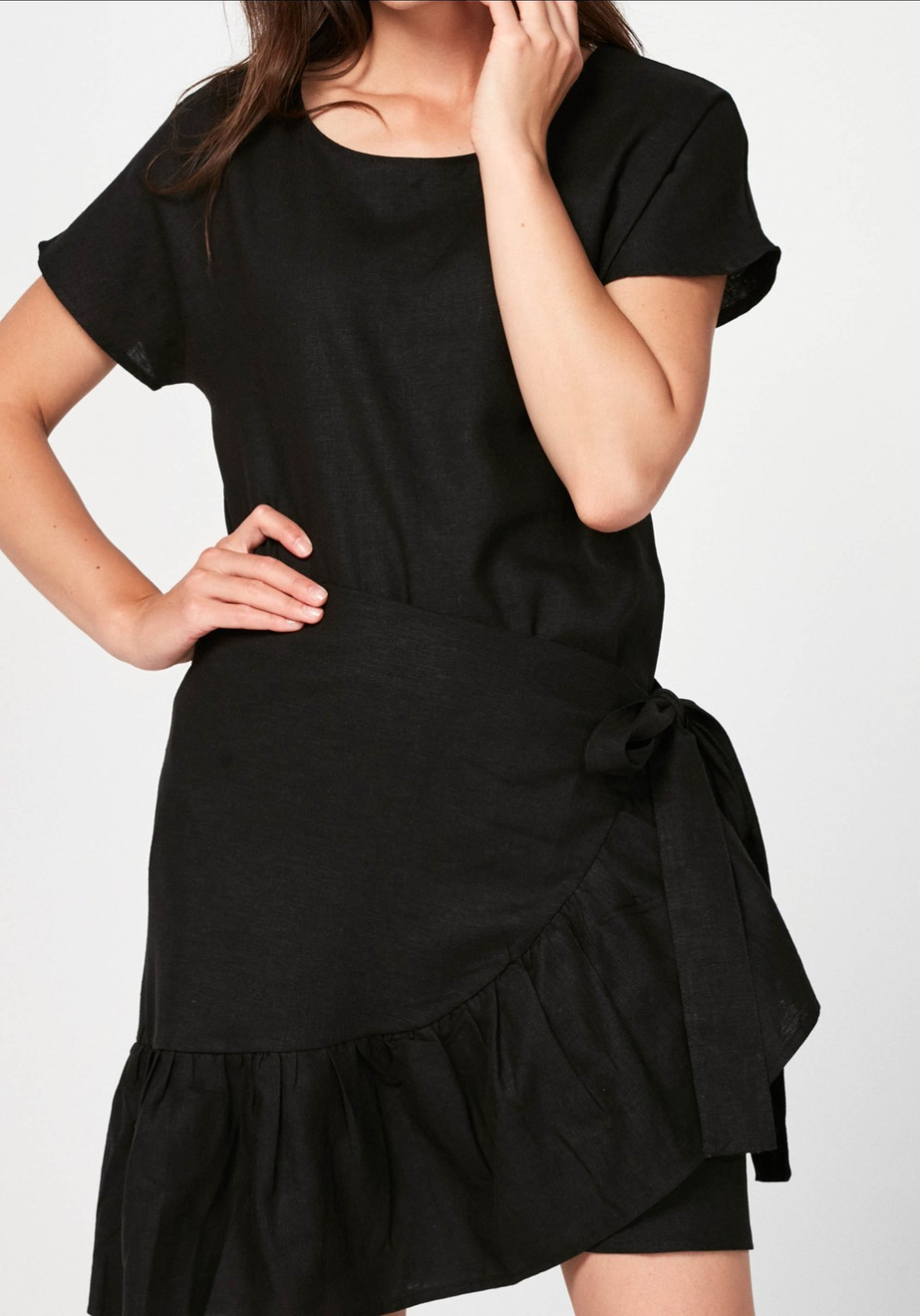 Sukienka z falbaną 1353