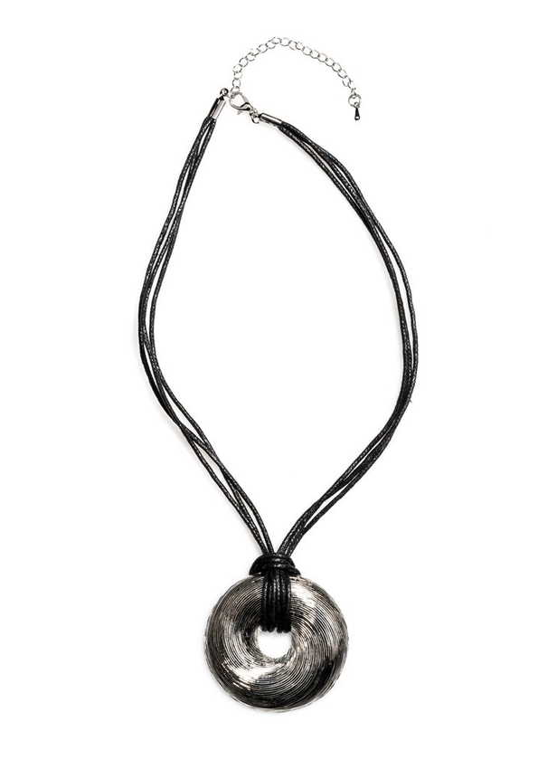 Naszyjnik z szerokim pierścieniem 0190