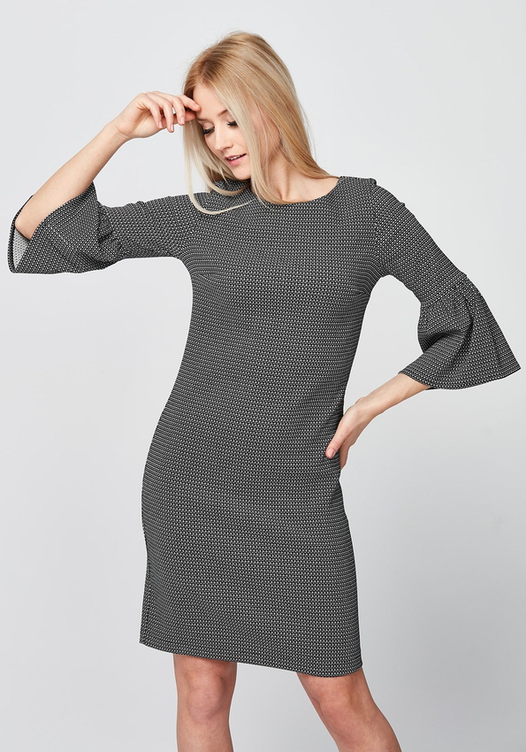 Elegancka Sukienka z rękawami w dzwonek 1171