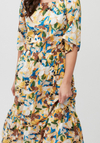 Midi kwiatowa sukienka 1164