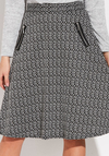 Rozkloszowana Spódnica w pepitkę 2097
