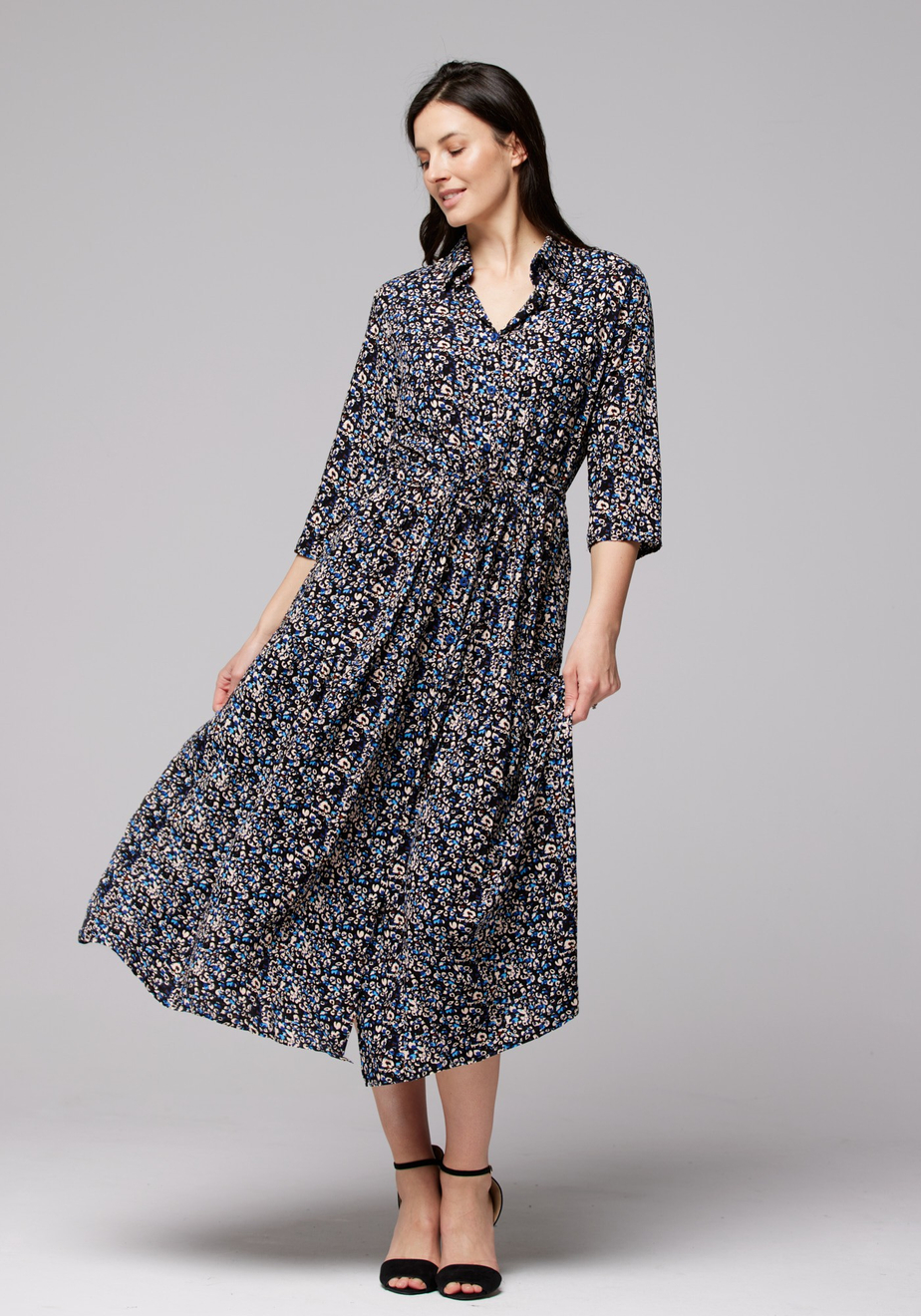 Wiskozowa szmizjerka w panterkę 1207