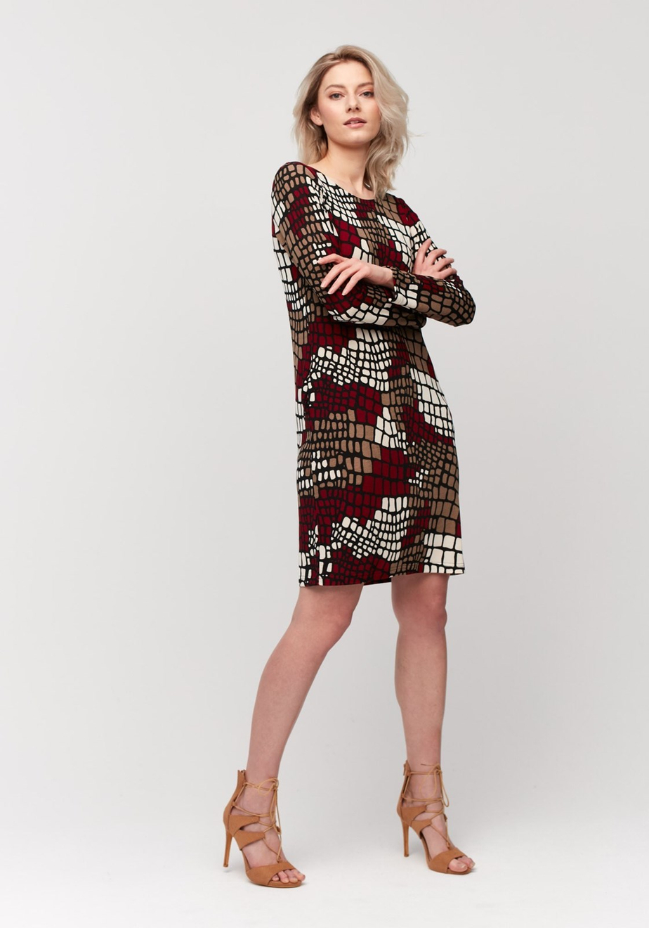 Prosta sukienka z kieszeniami 1902