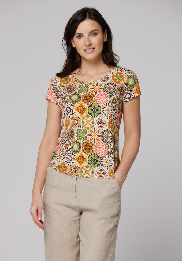 Bluzka w geometryczny wzór 3224