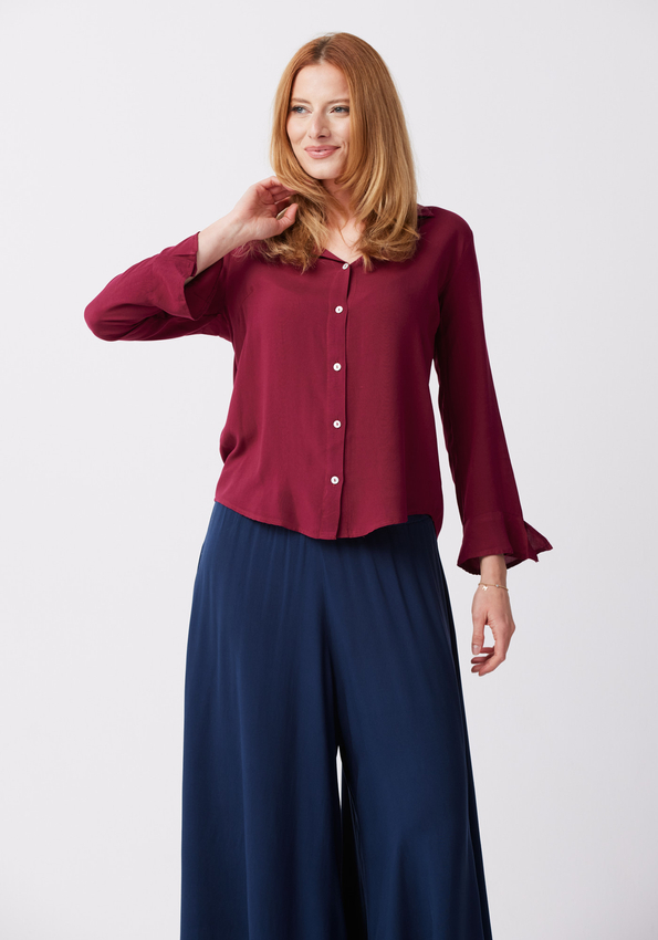 Burgundowa koszula 3295